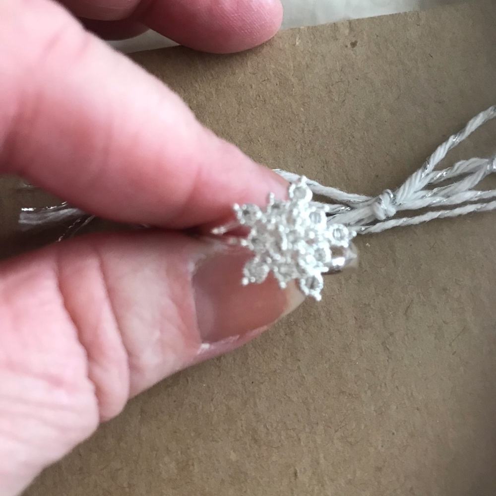 Austrian Crystal Snowflake Ring